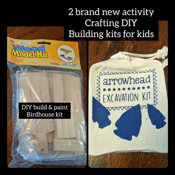 Toys 2 Sealed Activity Kits Arrowhead Excavation Kit Diy Build Paint